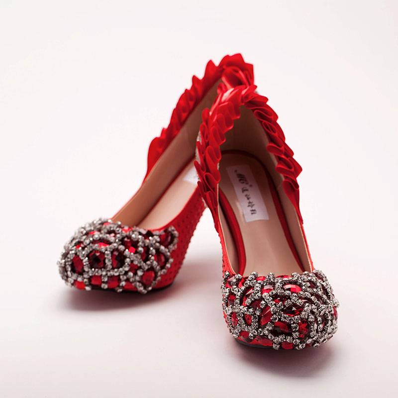 Red Wedding Shoes, Bridal Shoes, Cheap Wedding Shoes Online ...